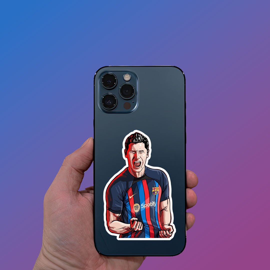 Robert Lewandowski STICKER - 3 - stickyfunk premium stickers