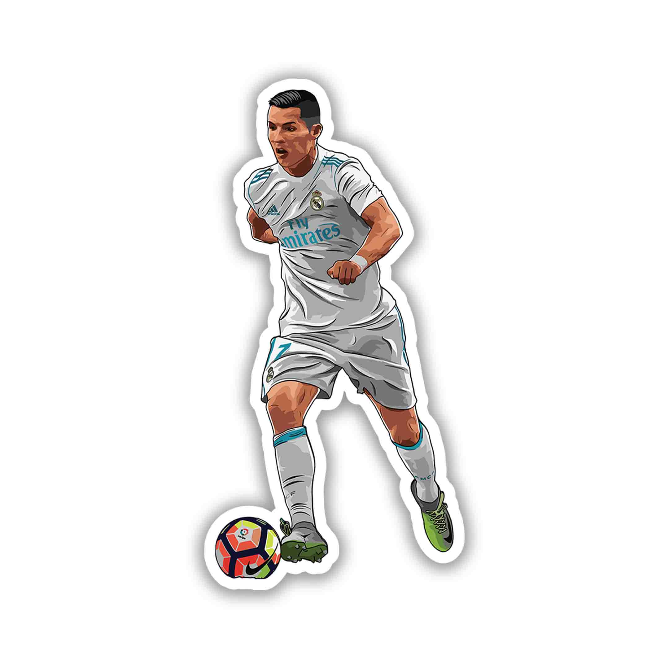CRISTIANO RONALDO 9 - stickyfunk premium stickers