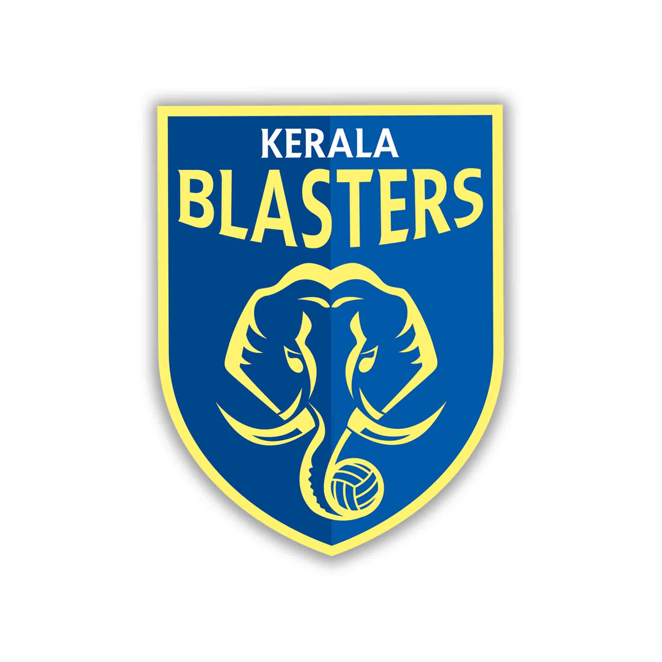 KERALA BLASTERS FC LOGO STICKER - stickyfunk premium stickers