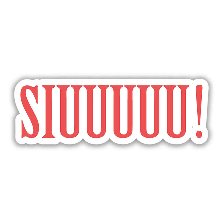 Siuuu Echo Burst – Cristiano Ronaldo Sticker