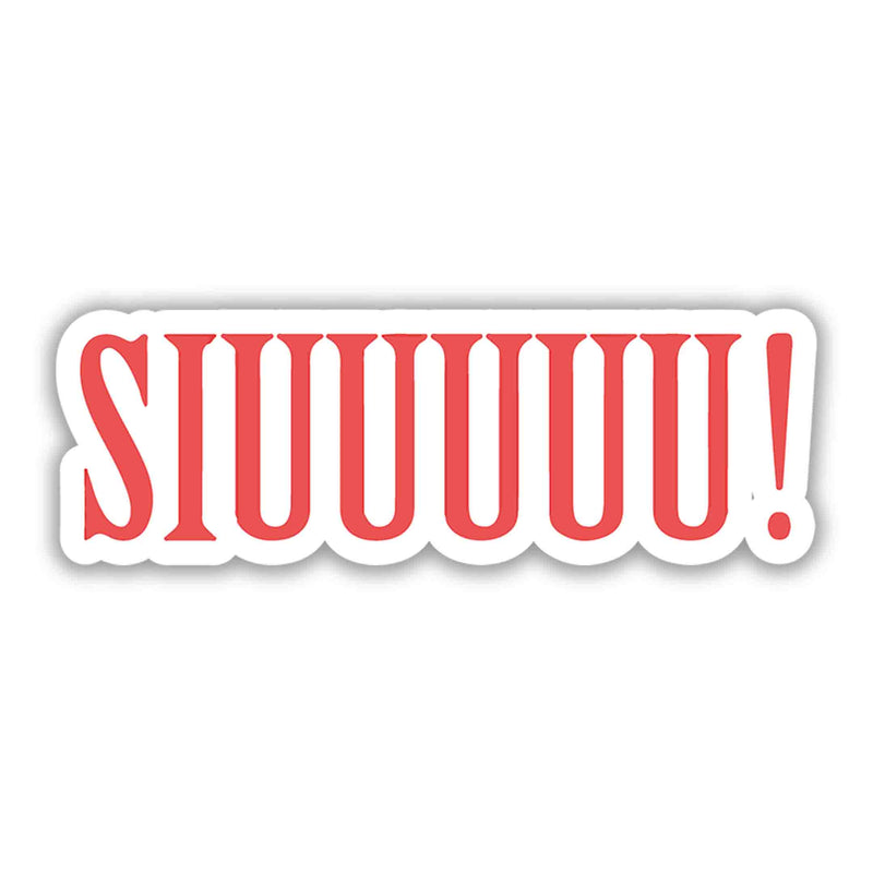 Siuuu Echo Burst – Cristiano Ronaldo Sticker