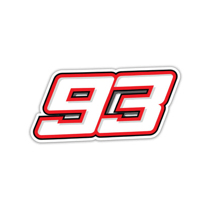 MARC MARQUEZ - RACE NUMBER LOGO STICKER