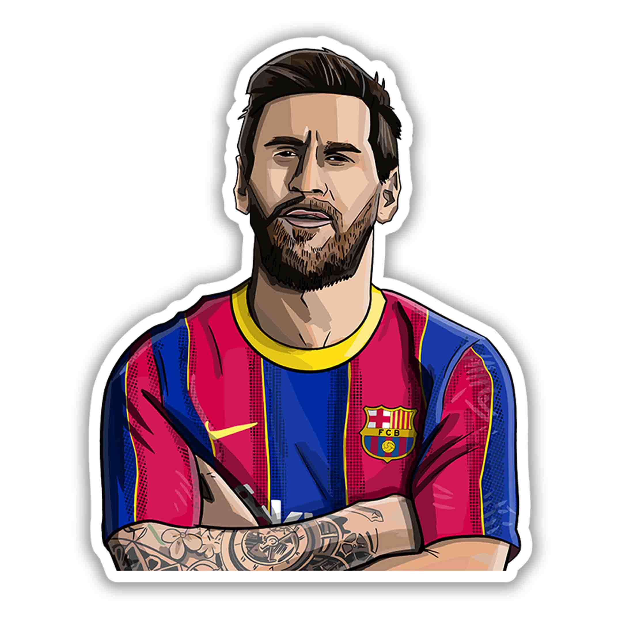 LIONEL MESSI 23 - stickyfunk premium stickers