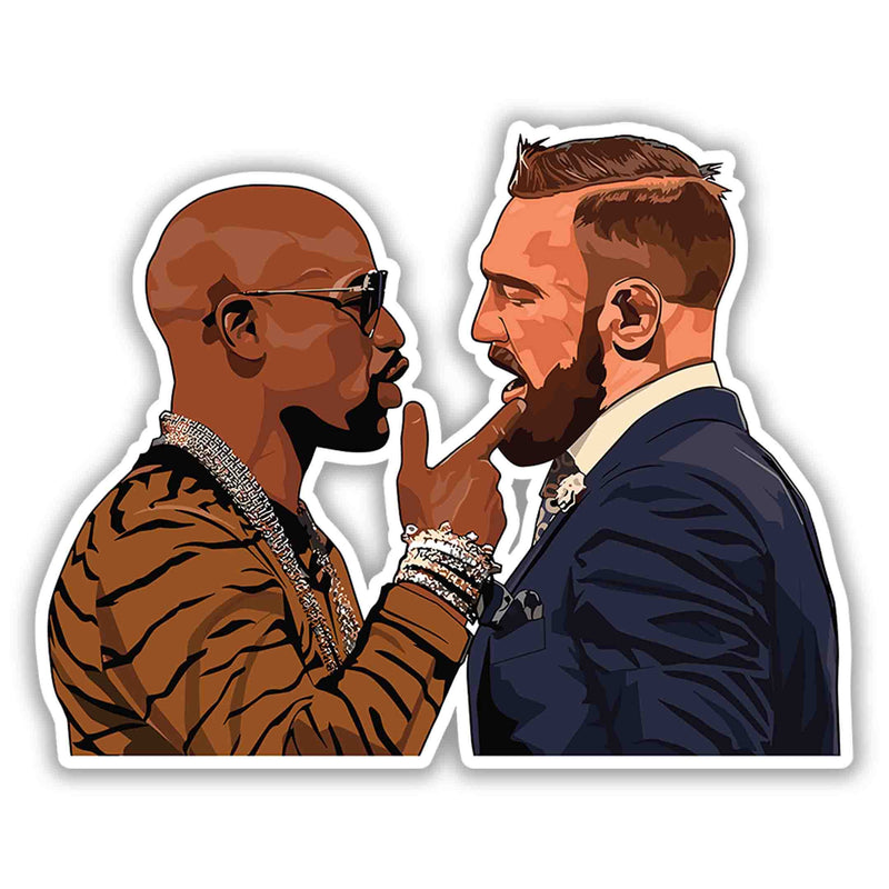 Money vs Notorious Staredown Sticker