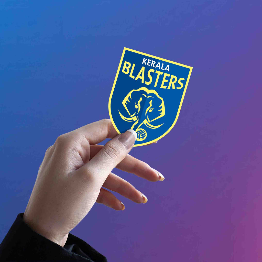 KERALA BLASTERS FC LOGO STICKER - stickyfunk premium stickers