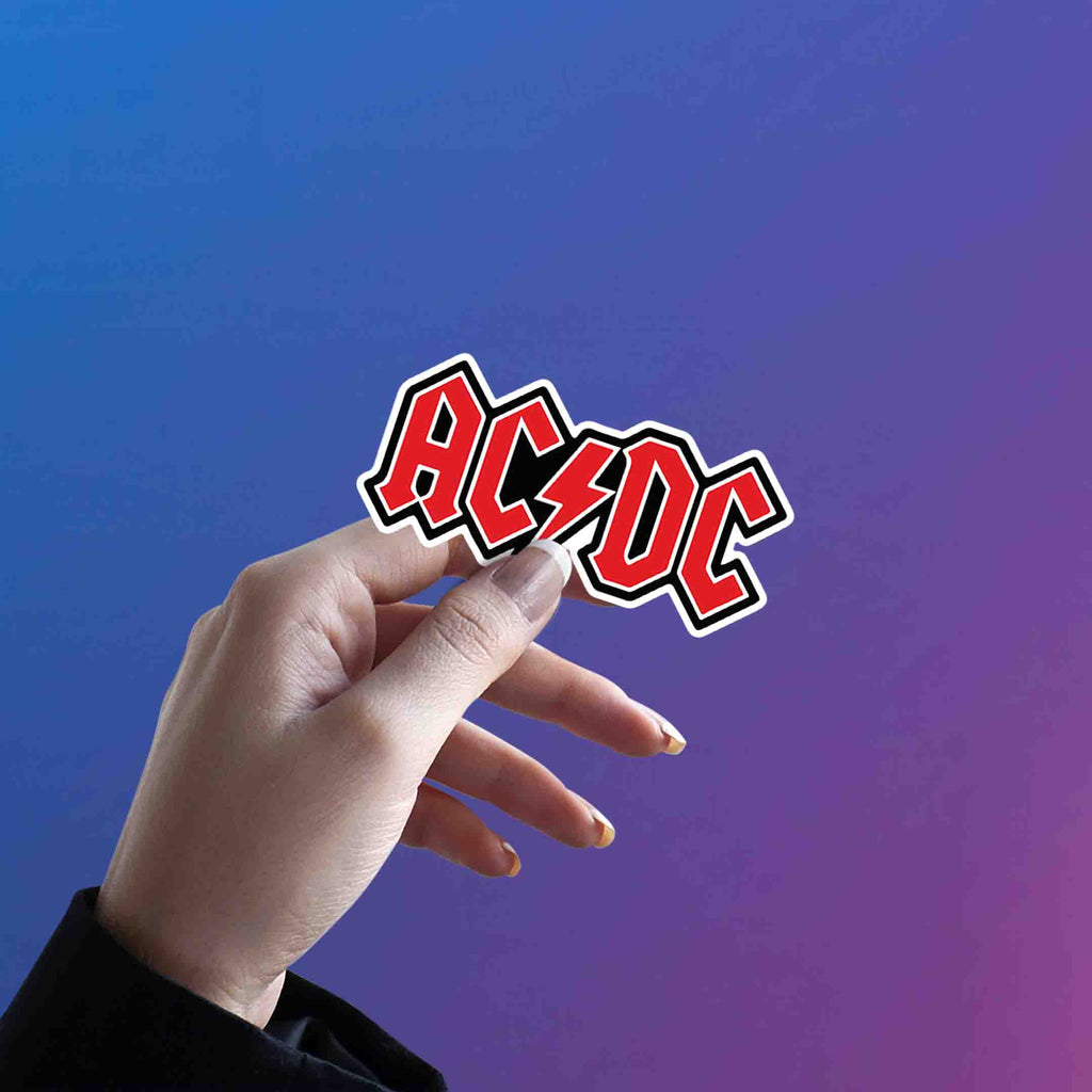 ACDC BAND STICKER - stickyfunk premium stickers