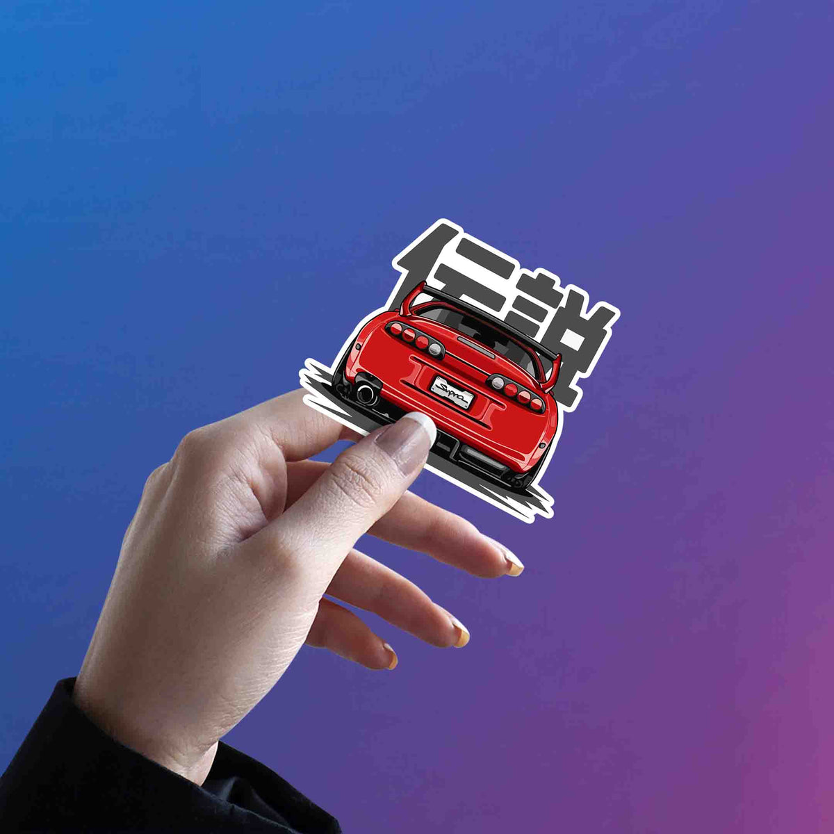 Red Tail Rocket – JDM Sticker