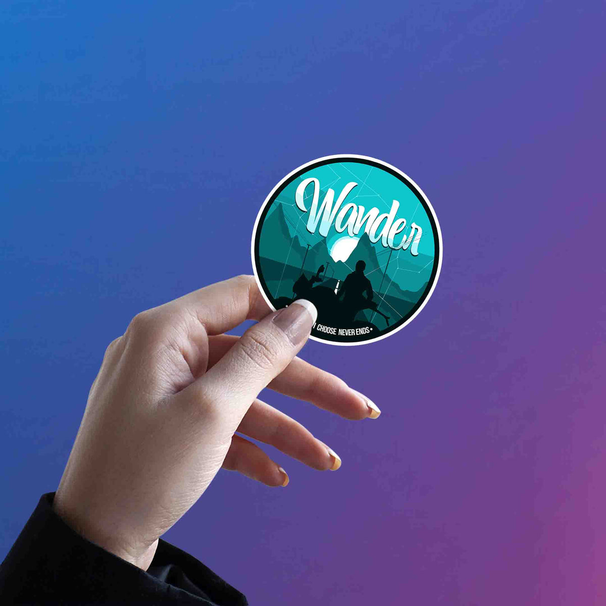 Wander Under The Stars Sticker