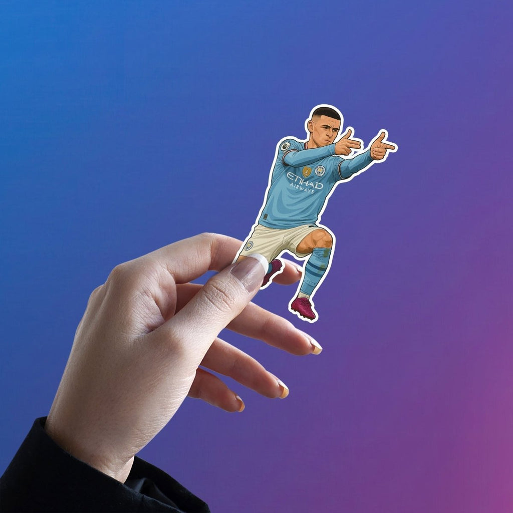 PHIL FODEN | MANCITY STICKER - 4 - stickyfunk premium stickers