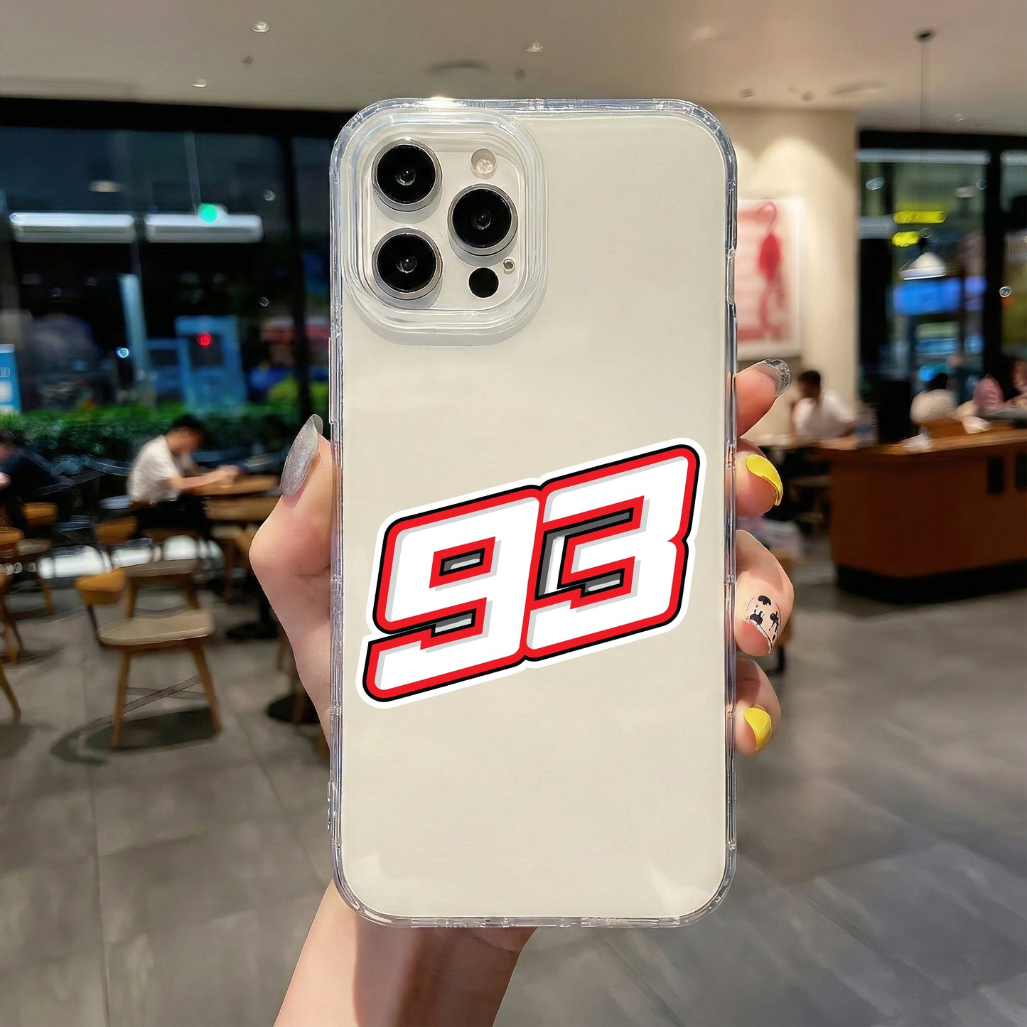 MARC MARQUEZ - RACE NUMBER LOGO STICKER