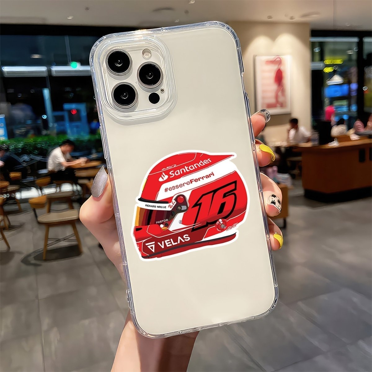 CHARLES LECLERC STICKER - 2 - stickyfunk premium stickers