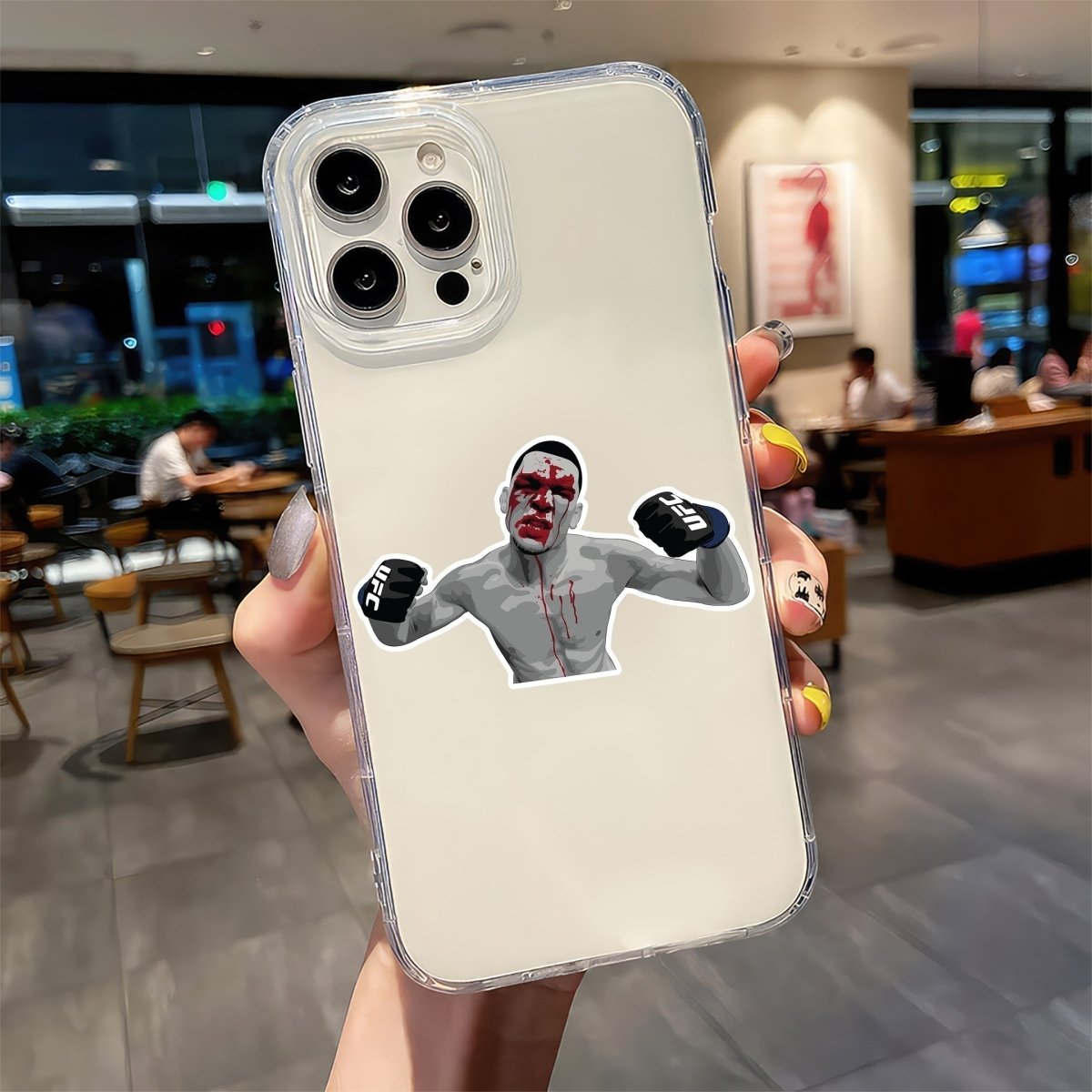 NATE DIAZ - 8 - stickyfunk premium stickers