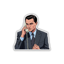 LEO DICAPRIO - WOLF OF THE CALL STICKER