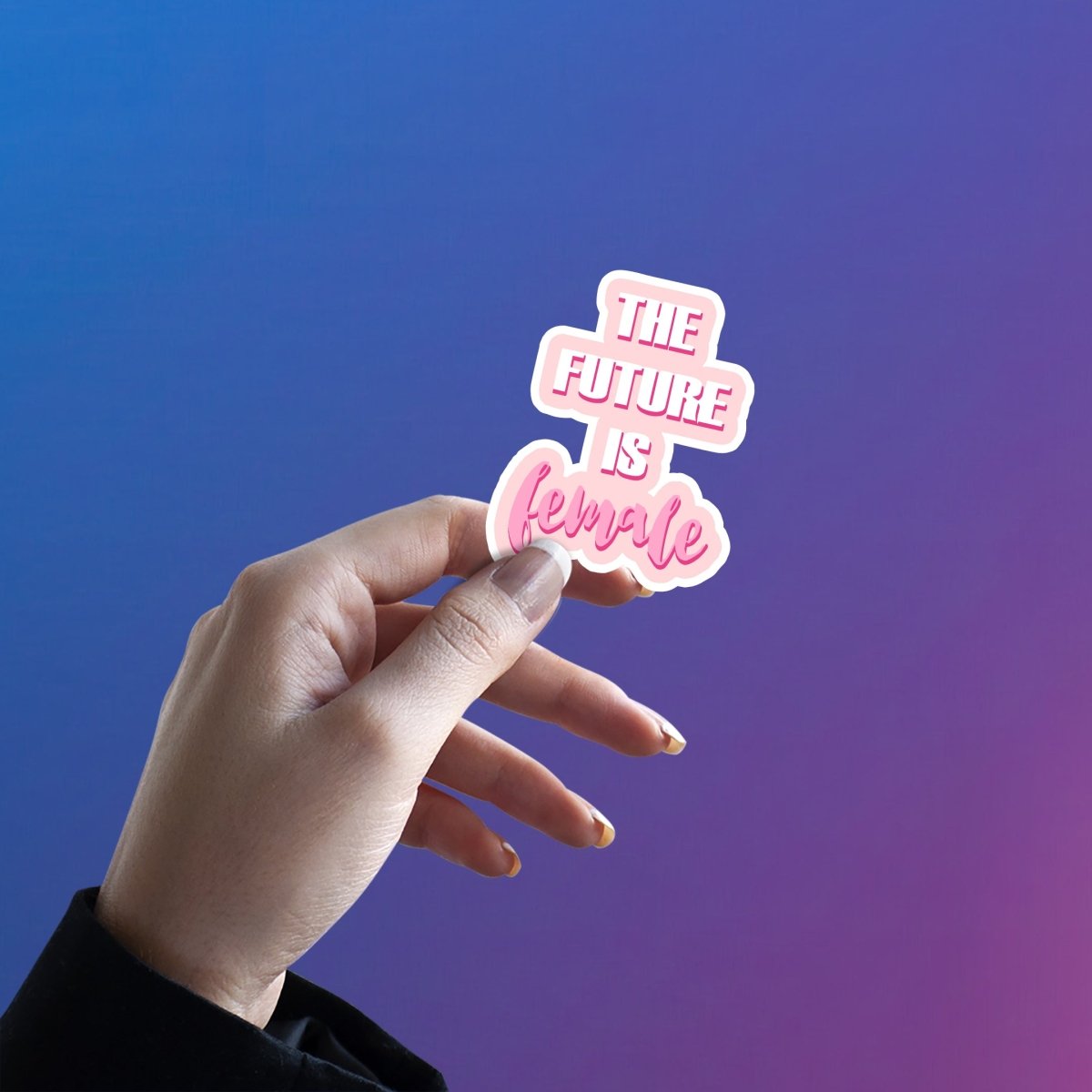 GIRL BOSS LOADING, PLEASE WAIT... STICKER - stickyfunk premium stickers