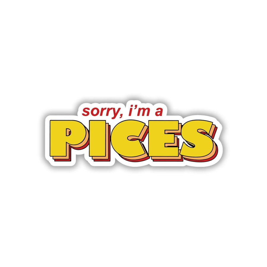 PISCES VIBES, THODA EMO THODA COOL STICKER