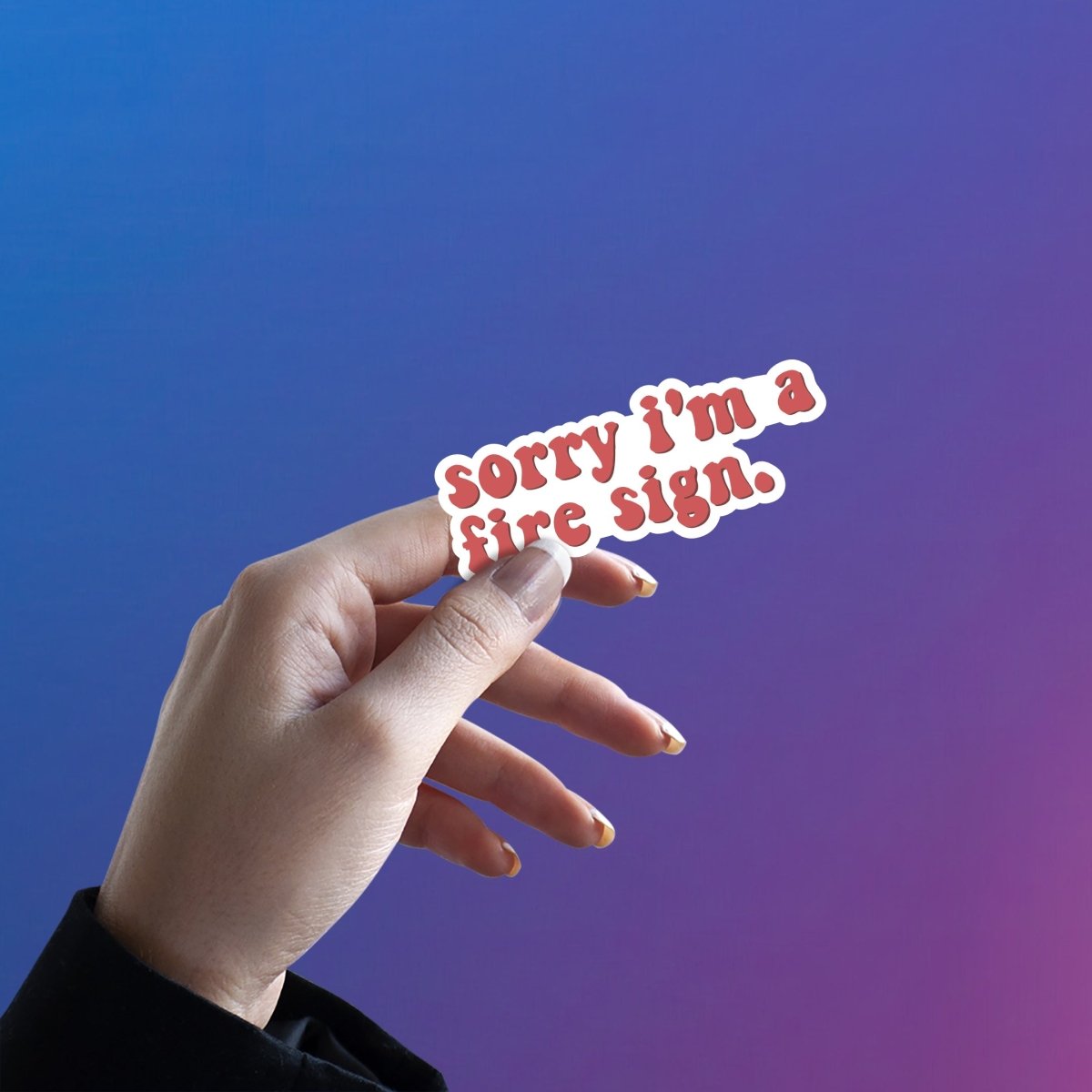 BLAME MY ASTROLOGICAL DRAMA STICKER - stickyfunk premium stickers