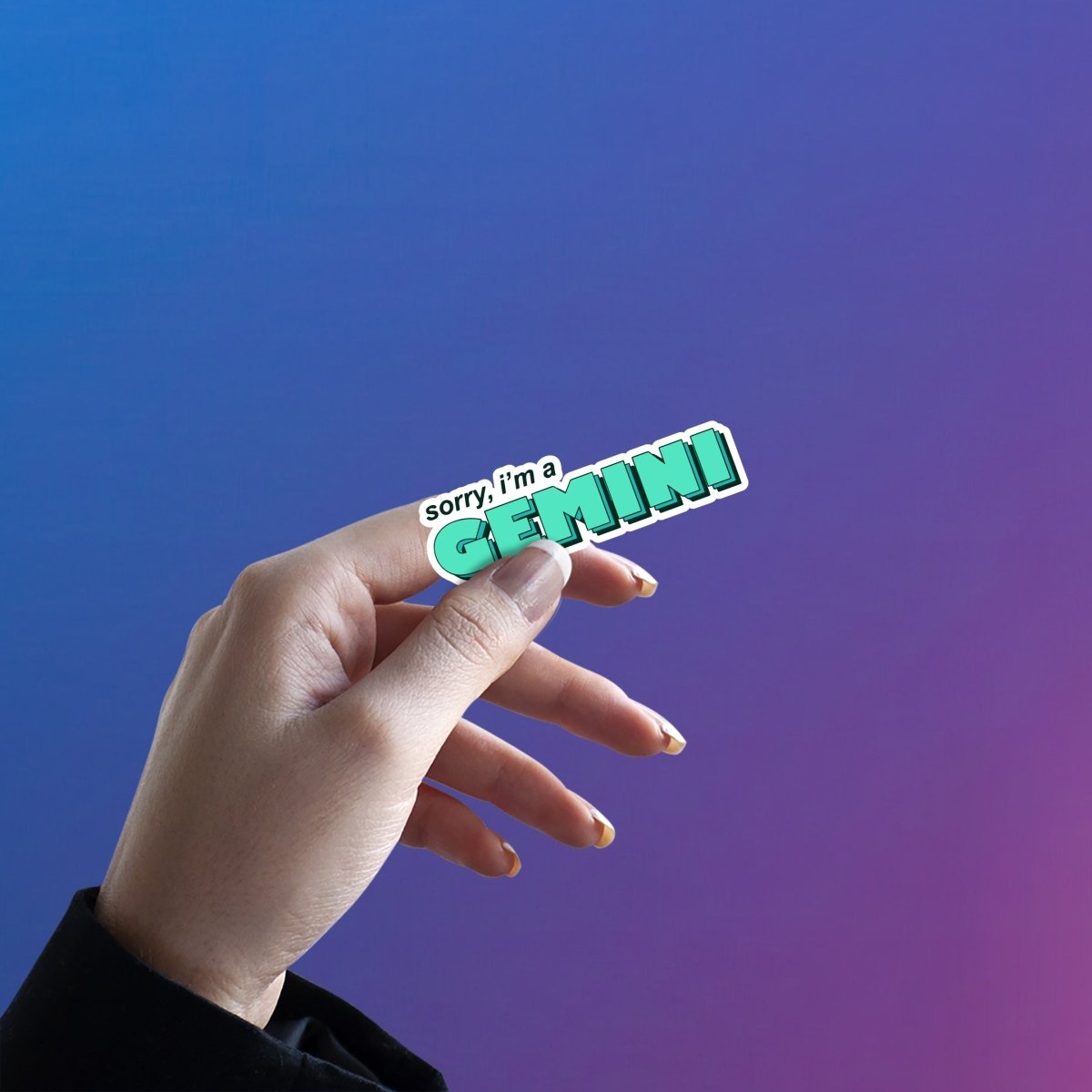 IT'S NOT ME, IT'S MY TWIN STICKER - stickyfunk premium stickers