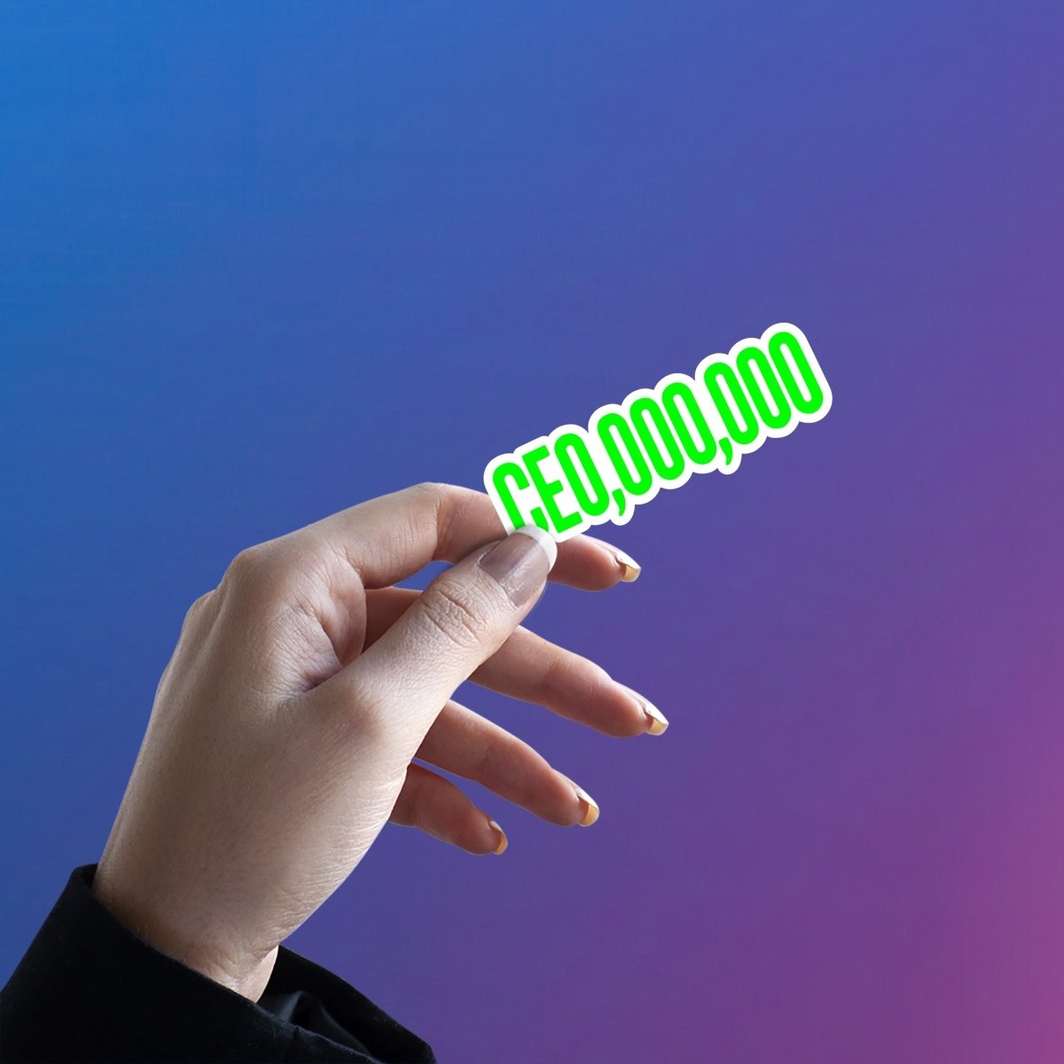 RADIOACTIVE PERSONALITY STICKER - stickyfunk premium stickers