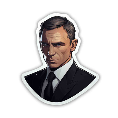 JAMES BOND DANIEL CRAIG STICKER