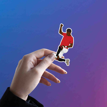 MANCHESTER UNITED STICKER - 9 - stickyfunk premium stickers