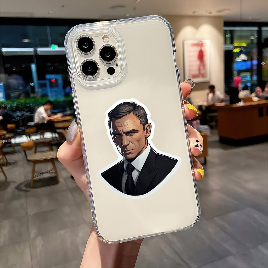 JAMES BOND DANIEL CRAIG STICKER - stickyfunk premium stickers