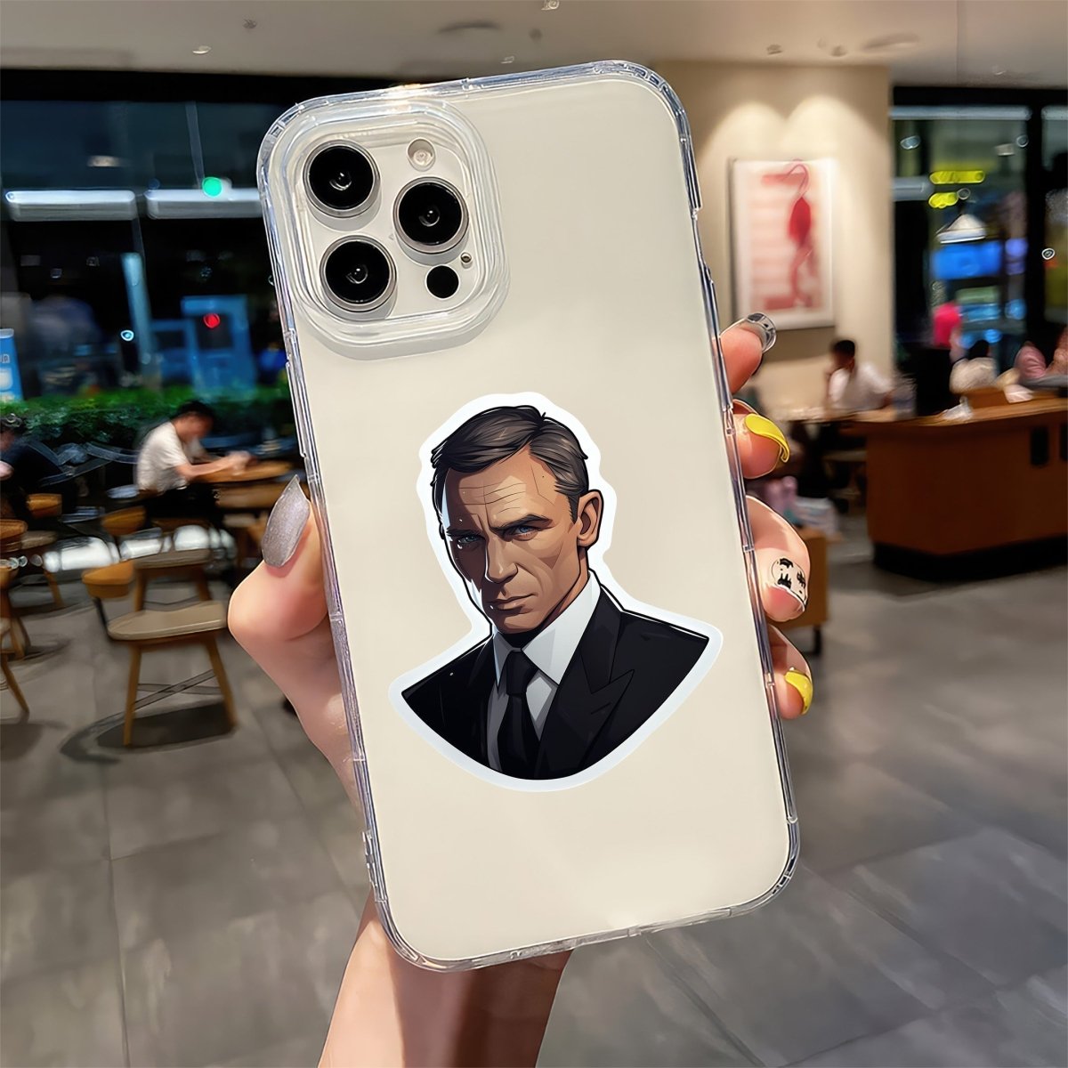 JAMES BOND DANIEL CRAIG STICKER - stickyfunk premium stickers