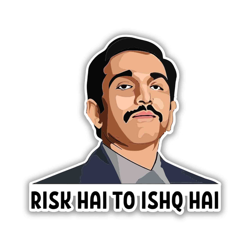 Risk Hai Toh Ishq Hai – Trade Sticker
