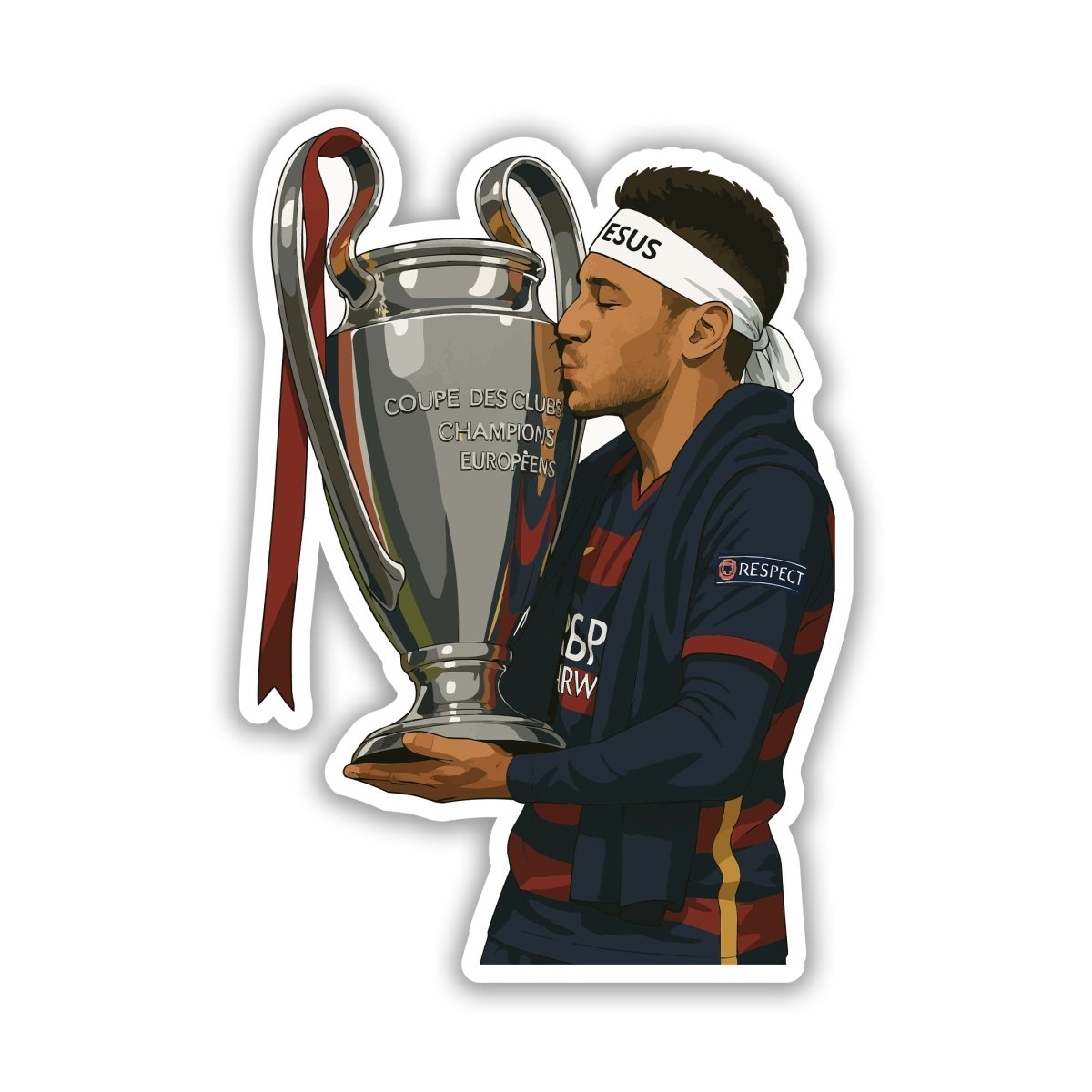 NEYMAR STICKER | BARCELONA - 4 - stickyfunk premium stickers
