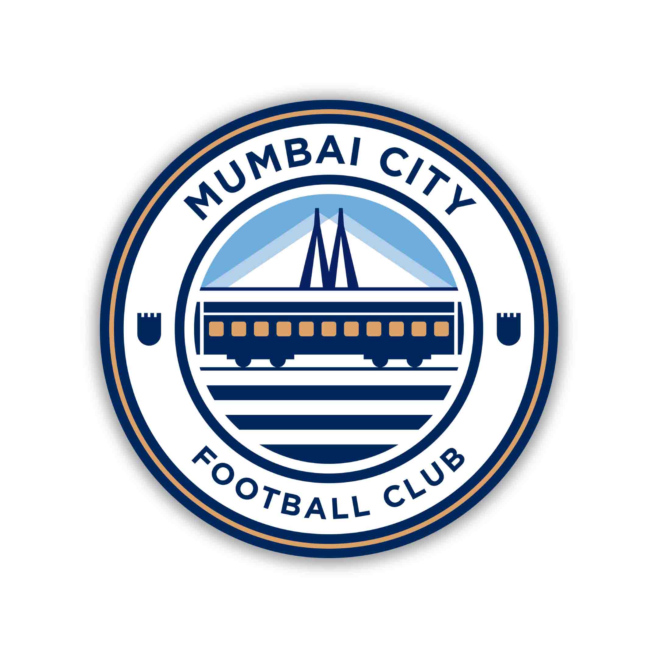 MUMBAI CITY FC LOGO STICKER - stickyfunk premium stickers