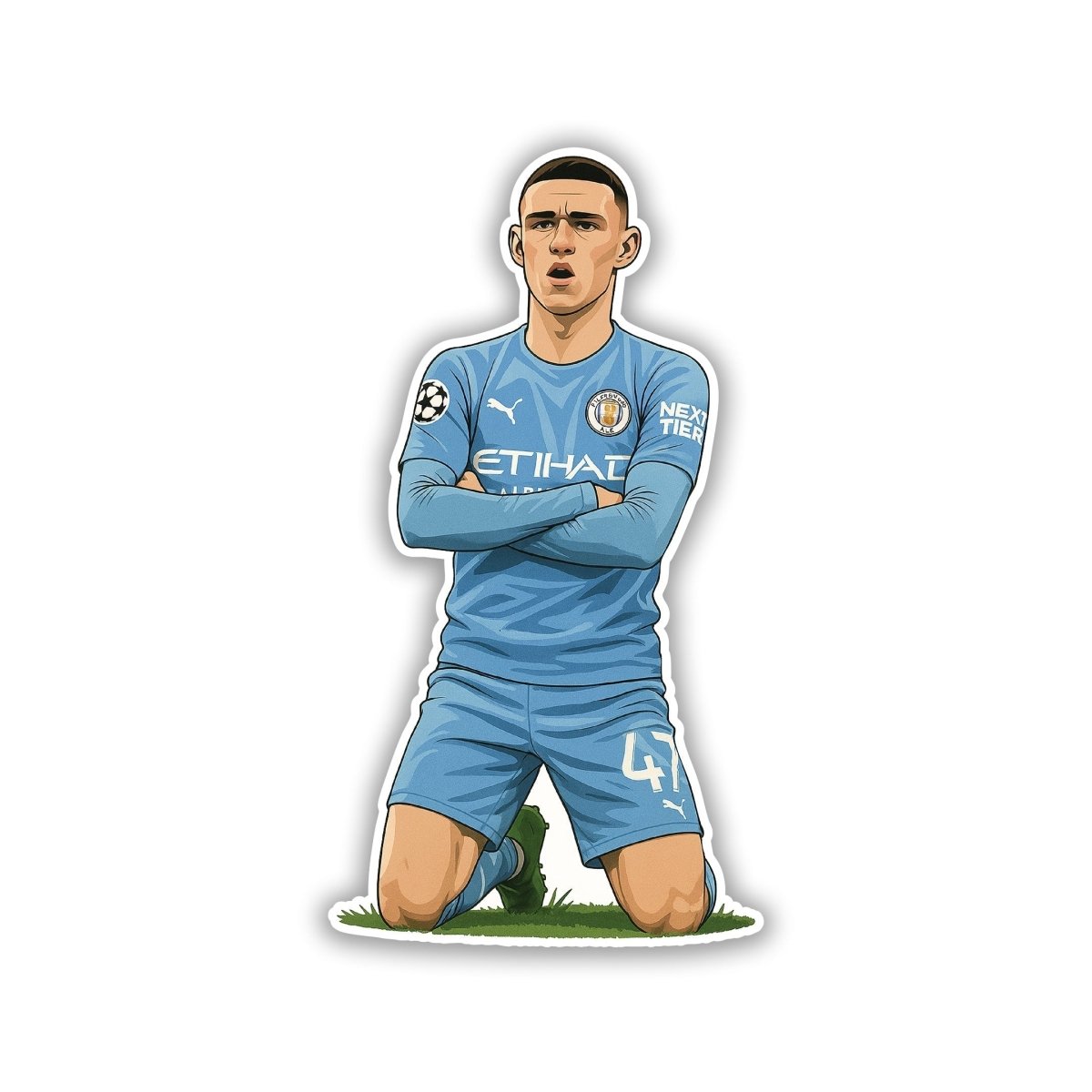 PHIL FODEN | MANCITY STICKER - 1 - stickyfunk premium stickers