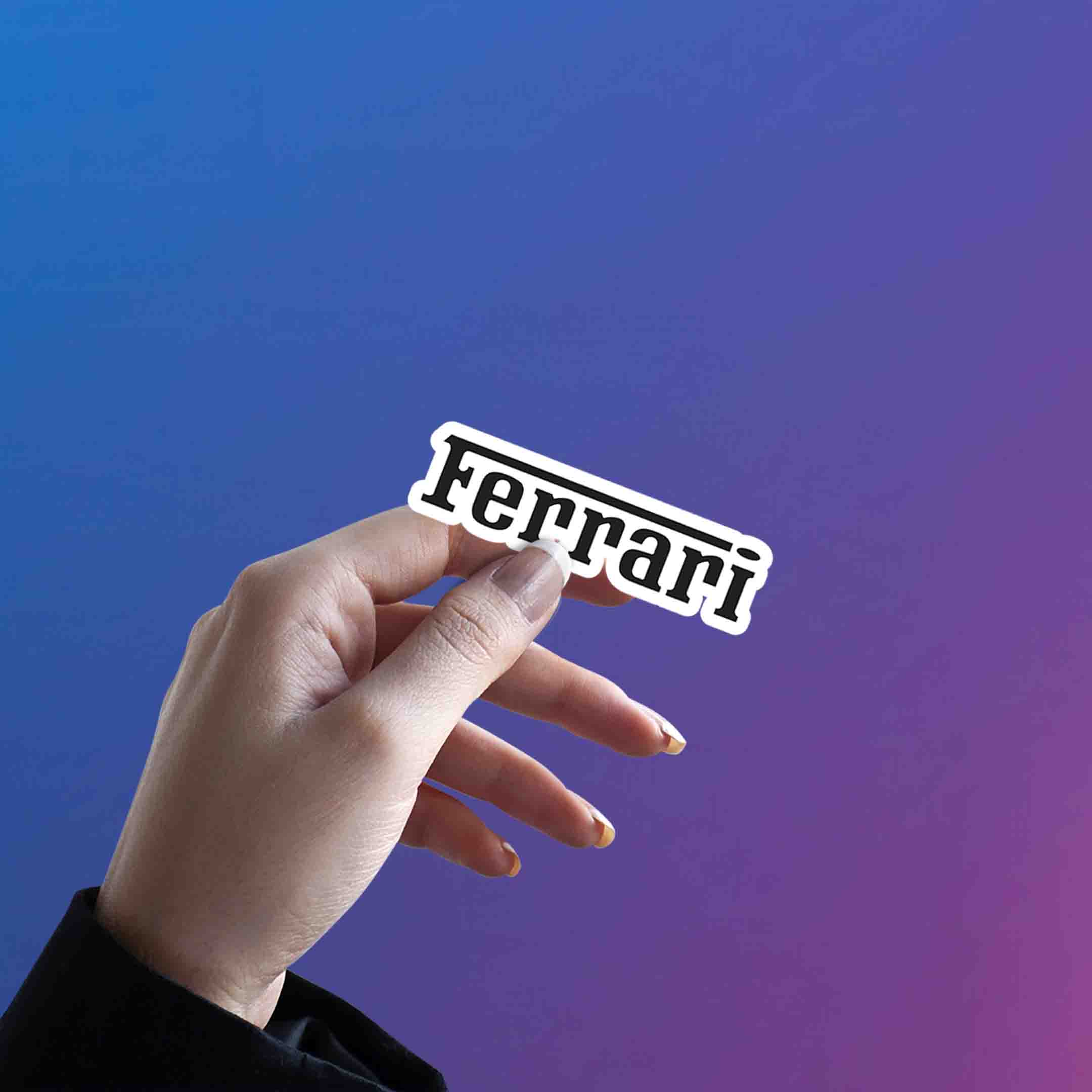 FERRARI STICKER - stickyfunk premium stickers