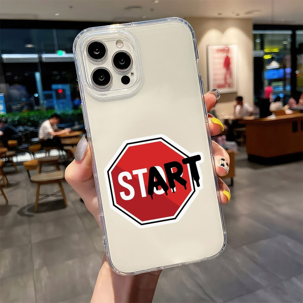 REVERSE REBEL SIGNAL STICKER - stickyfunk premium stickers