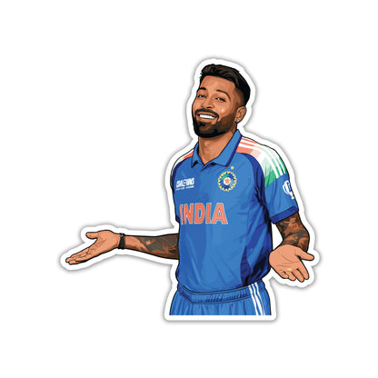HARDIK PANDYA - TOO EASY SWAG STICKER
