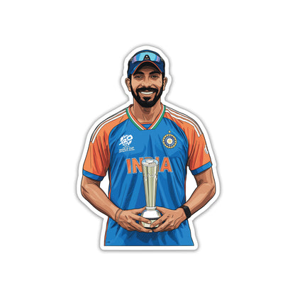 JASPRIT BUMRAH - GLORY MOMENT SMILE STICKER