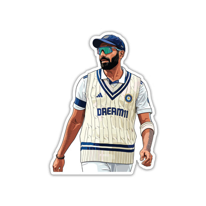 JASPRIT BUMRAH - TEST CRICKET ICON STICKER