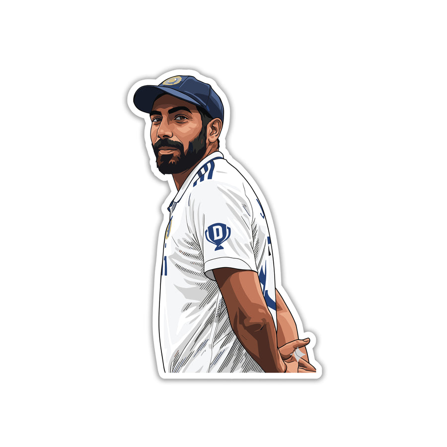 JASPRIT BUMRAH - THE BOWLING KING STICKER