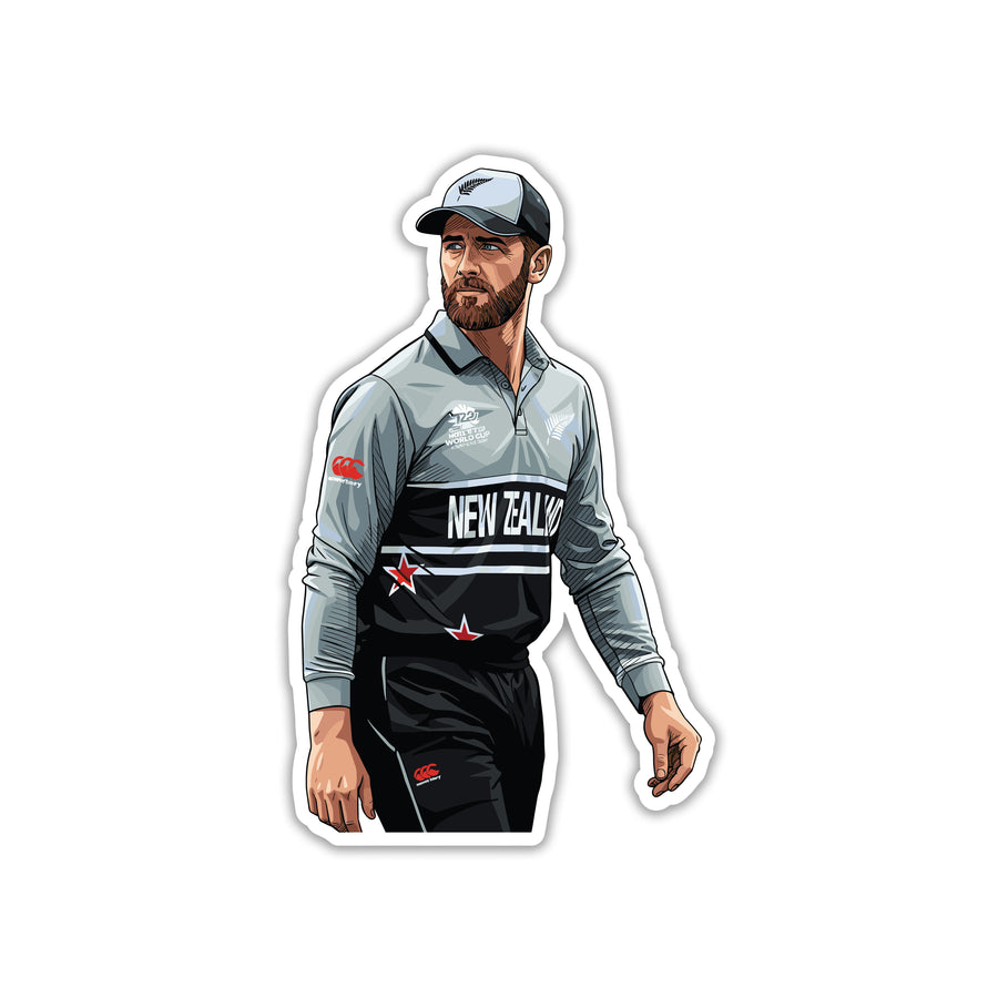 KANE WILLIAMSON - BLACK CAPS LEADER STICKER