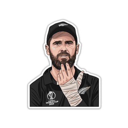 KANE WILLIAMSON - COOL HEAD PORTRAIT STICKER