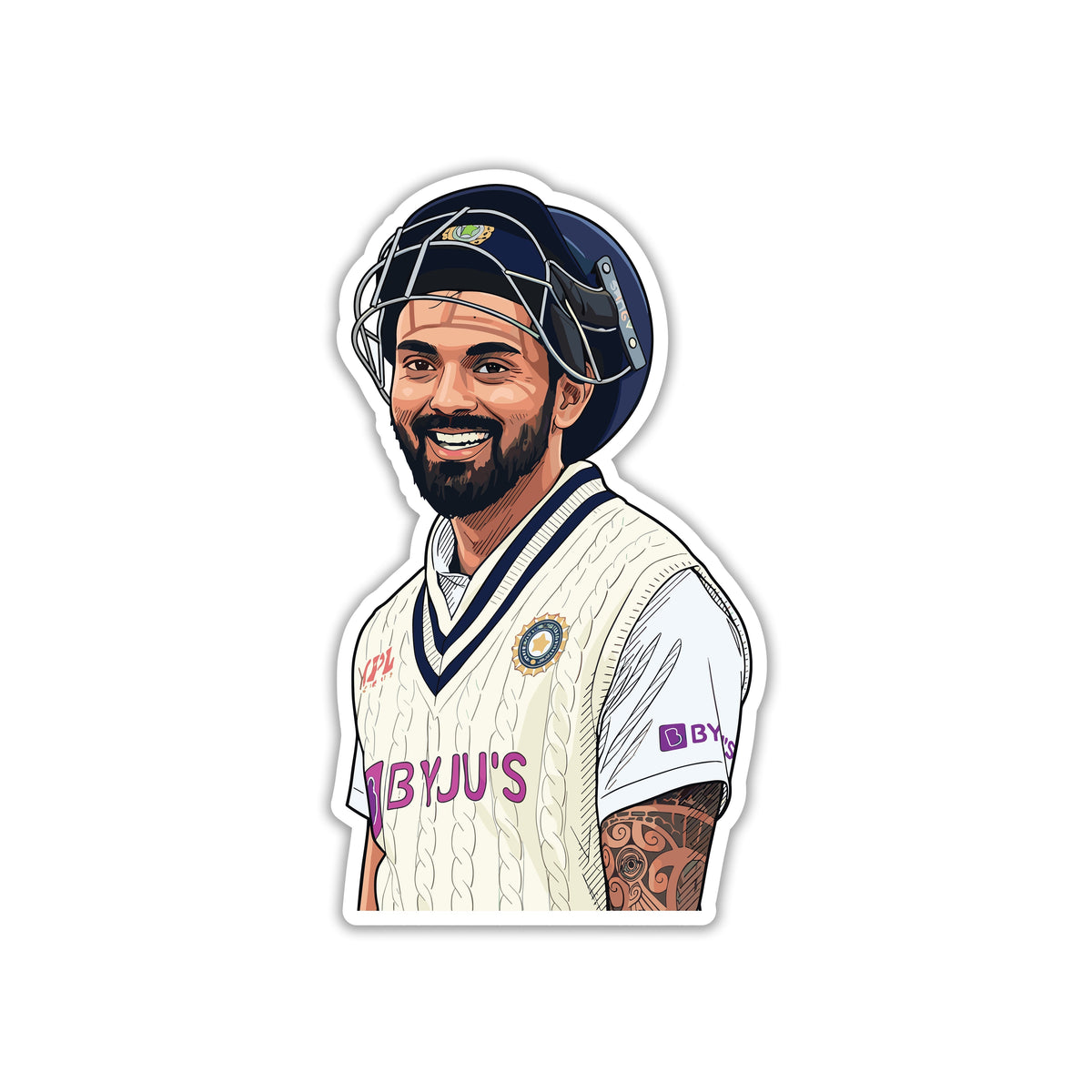 KL RAHUL - TECHNICAL GENIUS STICKER