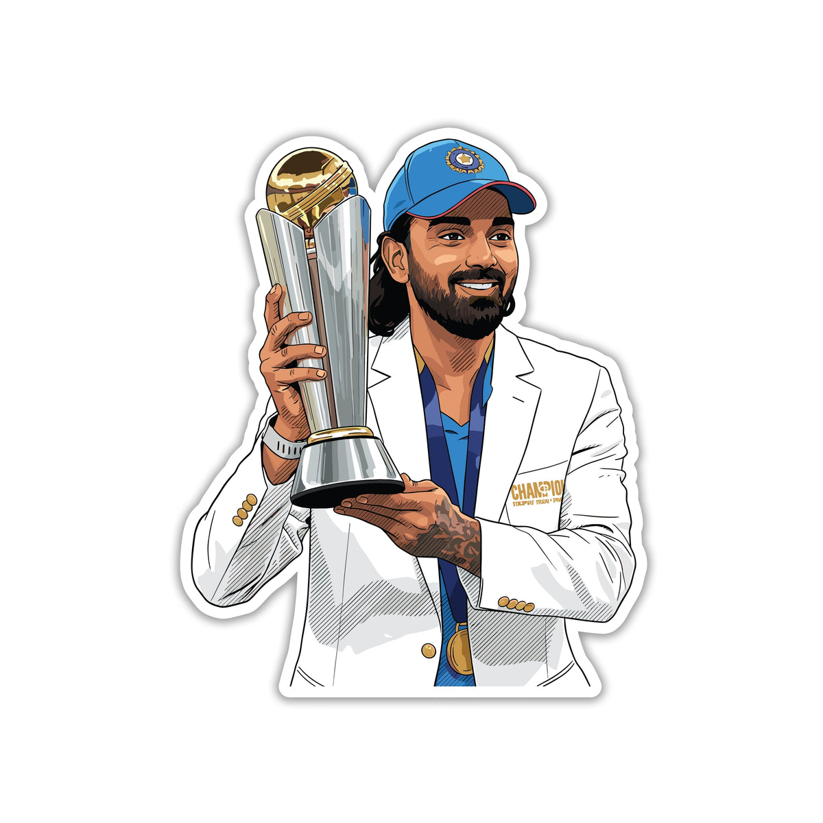KL RAHUL - WORLD CUP GLORY SUIT STICKER