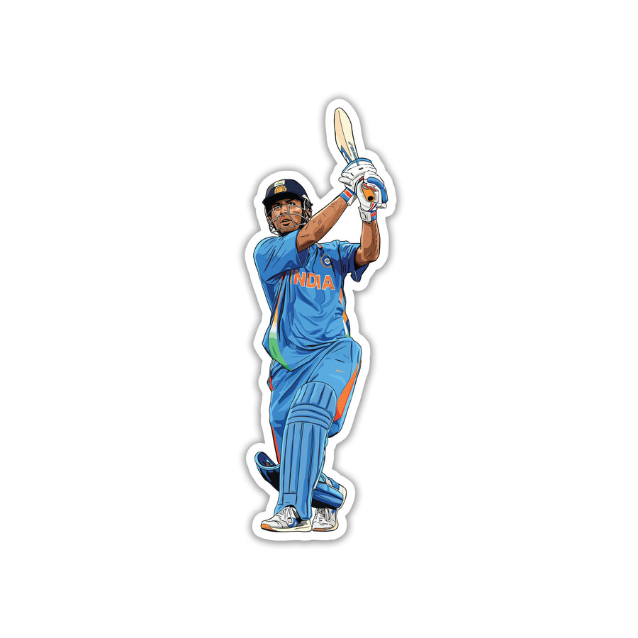 MS DHONI - FINISH IT OFF IN STYLE STICKER