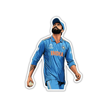 RAVINDRA JADEJA - FIELD COMMANDER WALK STICKER