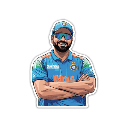 ROHIT SHARMA - INDIA BLUE PRIDE STICKER