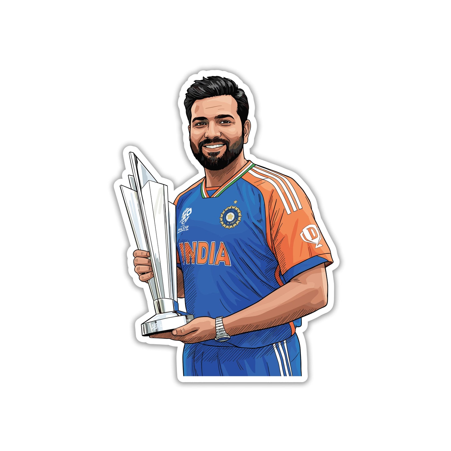 ROHIT SHARMA - INDIA GLORY CUP STICKER