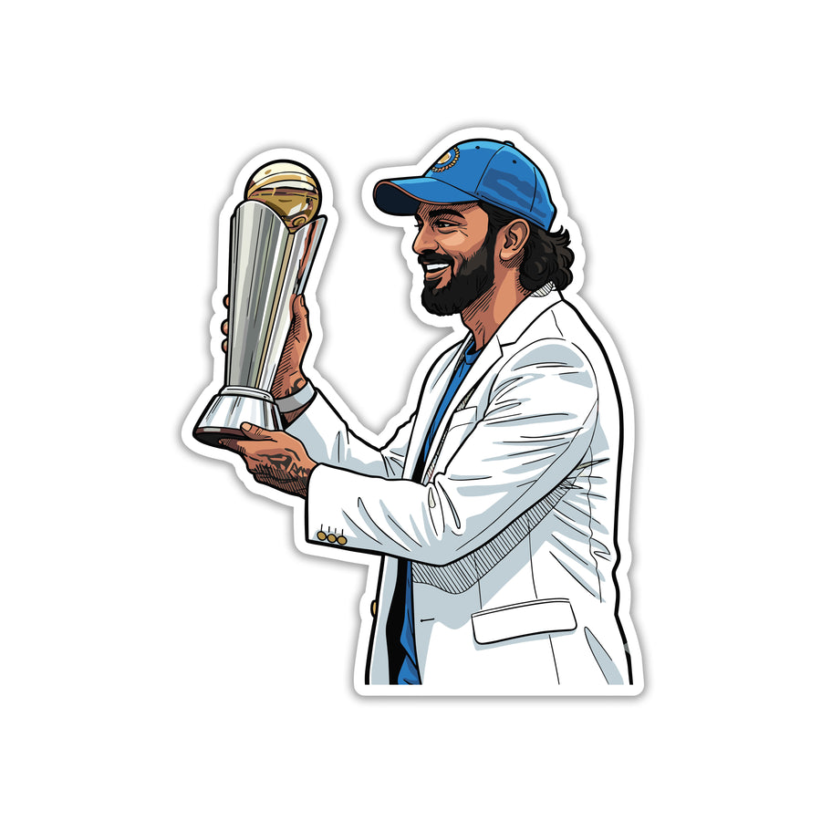KL RAHUL - WORLD CHAMPION STICKER