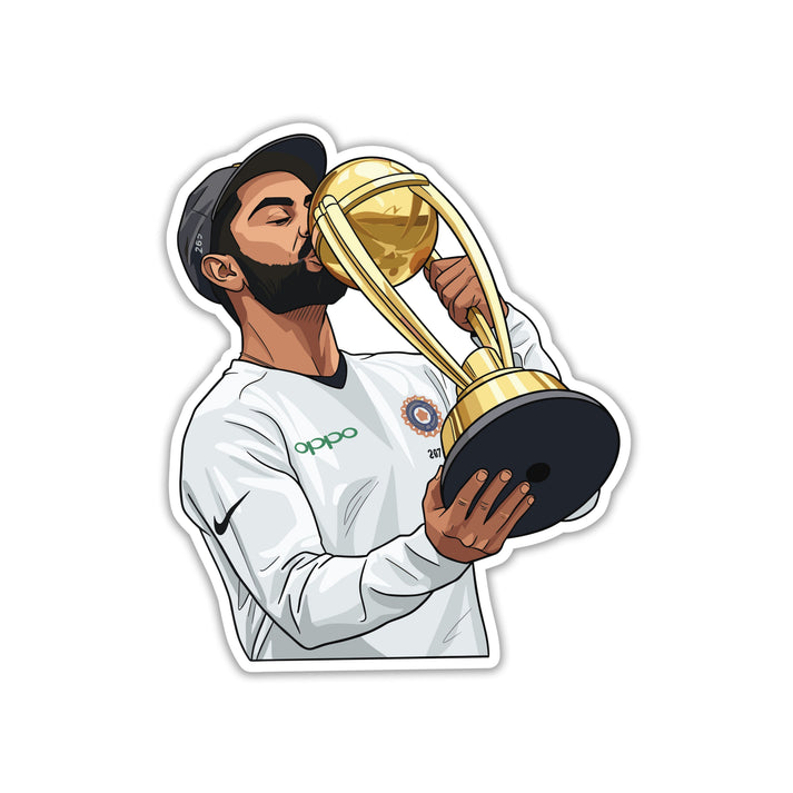 VIRAT KOHLI - FINAL GLORY MOMENT STICKER – STICKYFUNK PREMIUM STICKERS