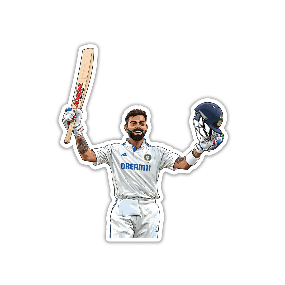 VIRAT KOHLI - GOD'S PLAN GAZE STICKER