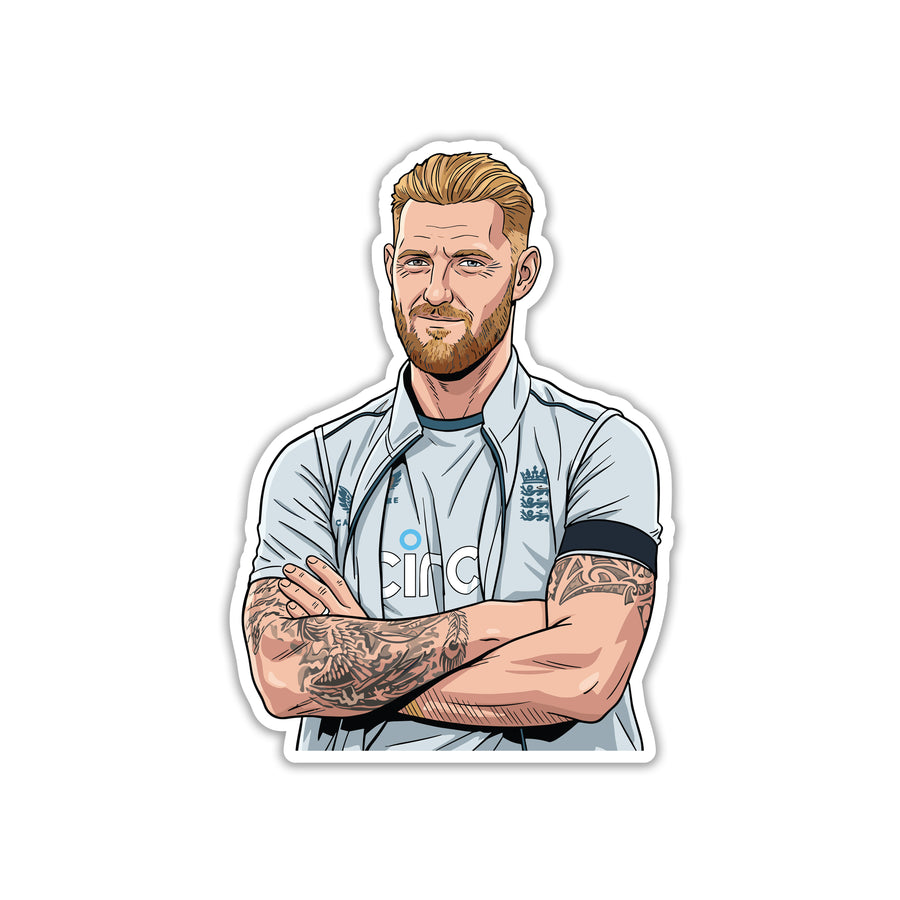 BEN STOKES - BAZBALL CAPTAIN STICKER