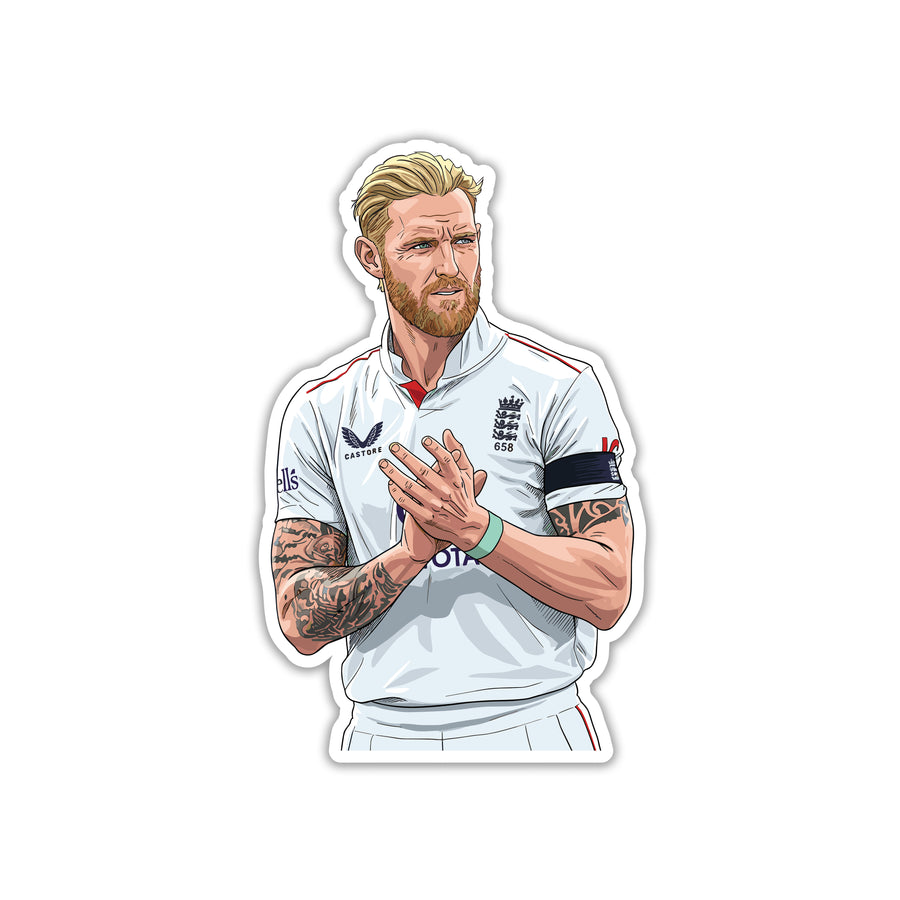BEN STOKES - THE ASHES HERO STICKER