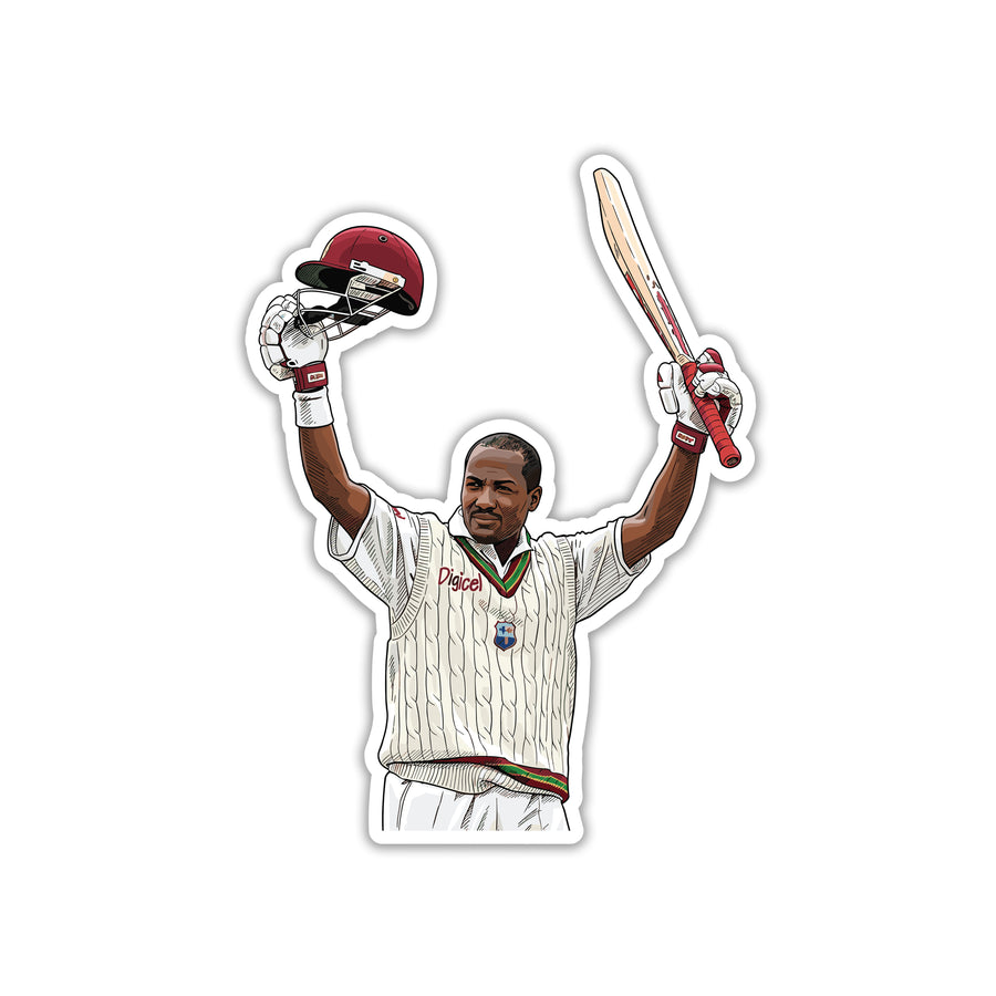 BRIAN LARA - WINDIES ICON CELEBRATION STICKER